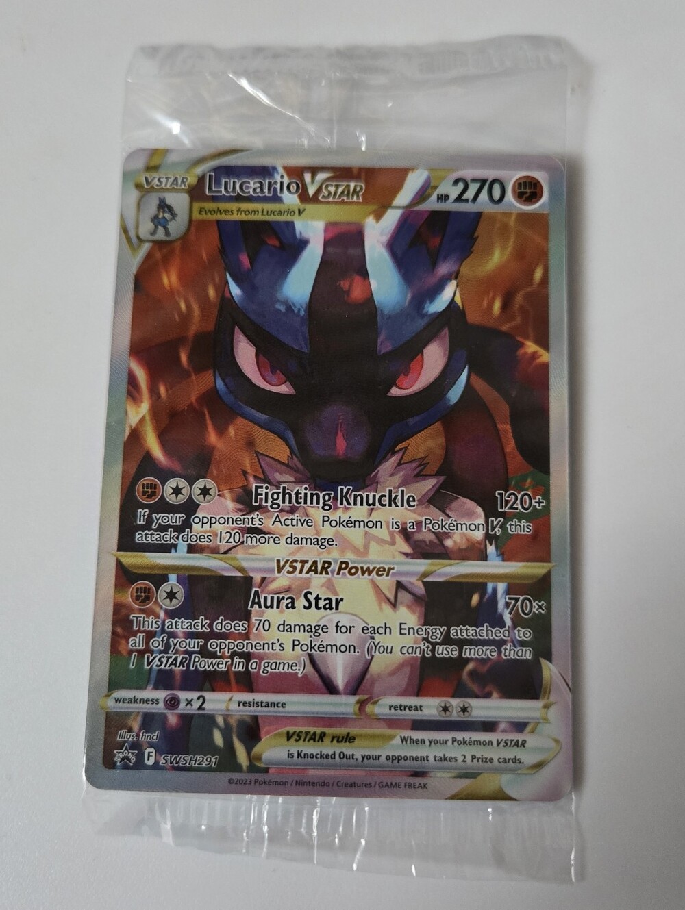 Lucario VSTAR #SWSH291 Pokemon Promo